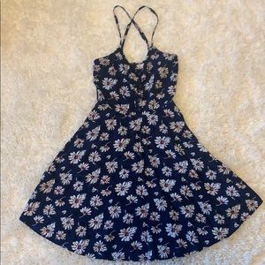 Juniors’ Cute Blue Flowery Sundress